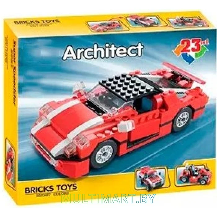 Конструктор Decool 3110 Транспорт 23 в 1 (278 деталей)